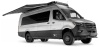 Маркиза MobileComfort ME350BD 3.5 м настенная электрическая, корпус чёрный, полотно серое