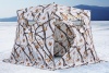 Палатка для рыбалки 4-местная HIGASHI WINTER CAMO PYRAMID PRO, зимняя, трехслойная, -35