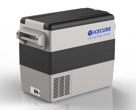 Компрессорный автохолодильник ICE CUBE IC50 серый (12/24/110/220V)