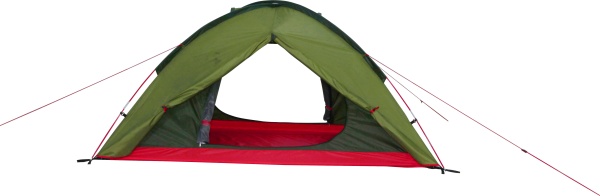 Палатка High Peak Woodpecker 3 зеленый/красный, 340х190х220