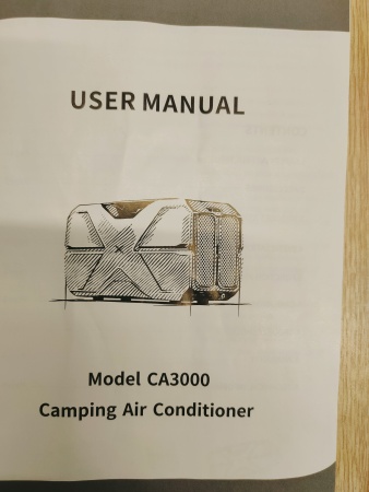 Портативный кондиционер для кемпинга CA3000 700 Вт (24/230V)