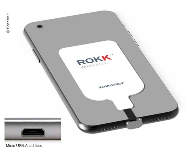 Универсальный патч приемника Micro USB ROKK для смартфонов