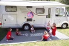 Маркиза Fiamma F45S, 4.0м, настенная, корпус белый, полотно серое