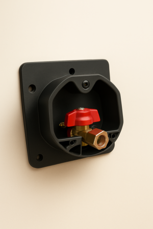 Розетка наружная газовая CampLife (система Gok), черная