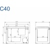 Компрессорный автохолодильник Alpicool C40 (12/24/220V)