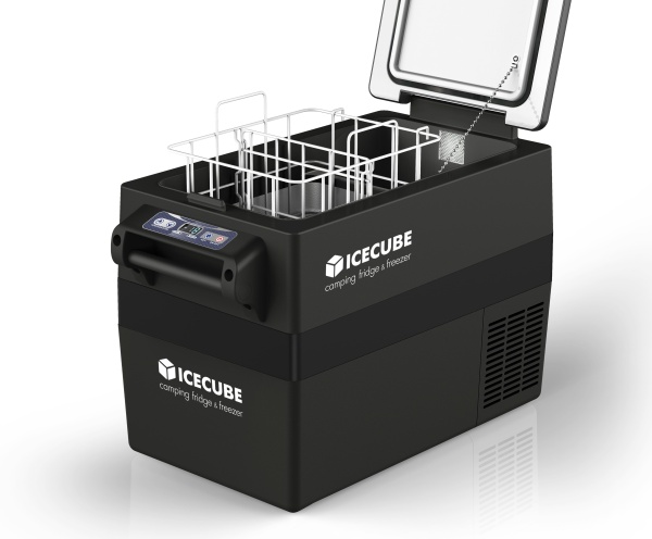 Компрессорный автохолодильник ICE CUBE IC40 чёрный