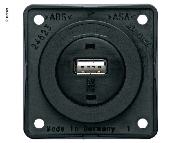 Встроенный USB-разъем черный вот