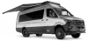 Маркиза MobileComfort M350BD 3.5 м настенная механическая, корпус чёрный, полотно тёмно-серое