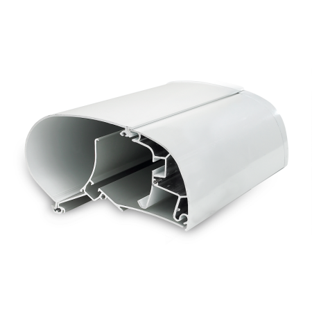 Маркиза накрышная Dometic PR2500 3,5 метра чёрный корпус тёмно-серое полотно, электрическая