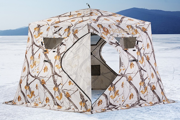 Палатка для рыбалки 6-местная HIGASHI WINTER CAMO CHUM, зимняя, -25