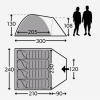 Каркасная палатка KAMPA Brighton 4