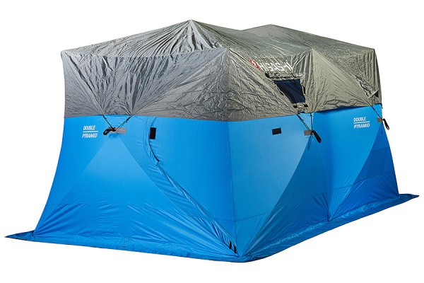 Накидка на половину палатки HIGASHI Double Pyramid Half tent rain cover Grey