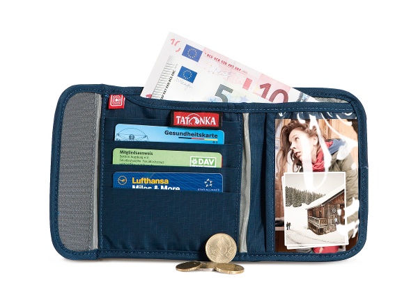 Кошелёк с защитой TATONKA Euro Wallet RFID B navy