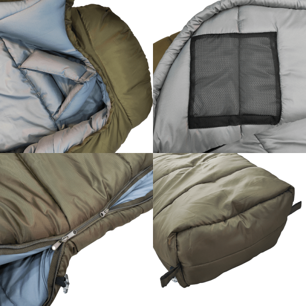 Спальный мешок зимний ICE CUBE милитари экстрим -10/-30 С