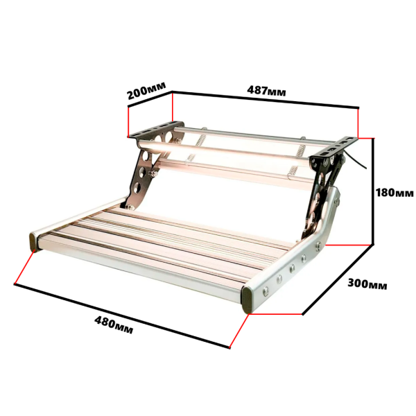 Ступенька механическая-складная LED