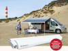 Маркиза накрышная механическая Dometic PR 2000, 4 метра, белый корпус, серое полотно
