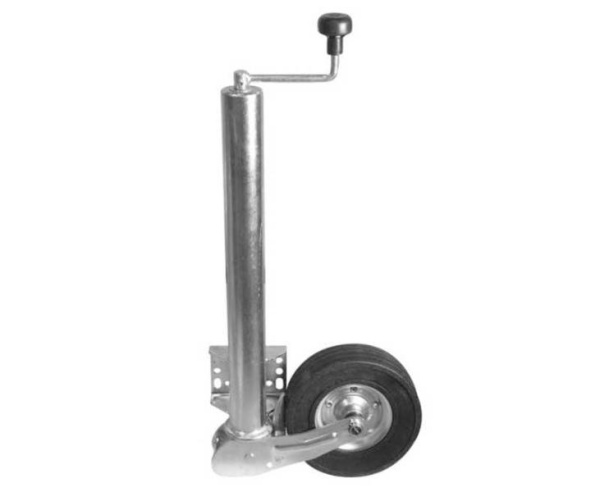 Автоматическое опорное колесо, обод из листовой стали, 225x70, 60 мм, цельнорезиновые шины