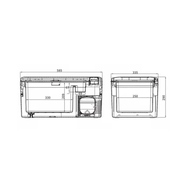 Компрессорный автохолодильник Alpicool K18 (12/24V)