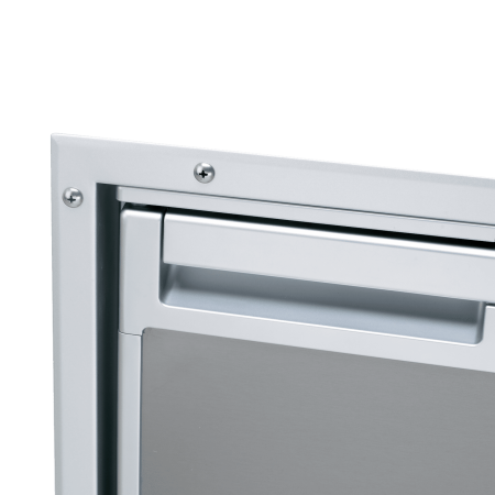 Рамка крепёжная для встройки холодильника C50i, серебристая, дверь утоплена заподлицо