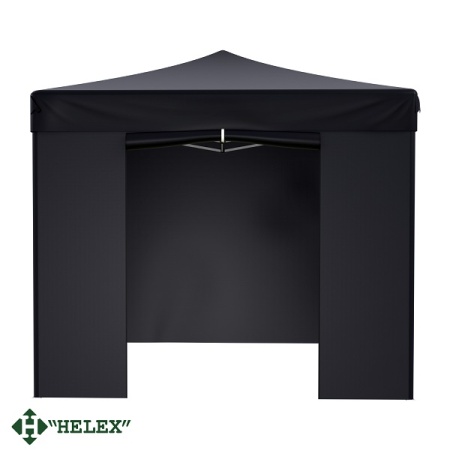 Тент-шатер быстросборный Helex 24332 3x3х3м полиэстер чёрный
