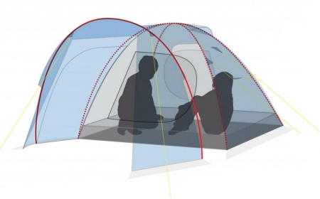 Палатка Canadian Camper RINO 2, цвет royal