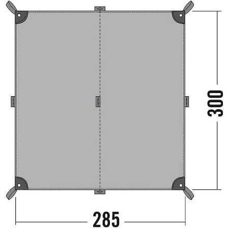 Тент TATONKA Tarp 2 Simple