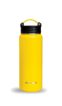 Термос Арктика (0,7 литра) с узким горлом, желтый