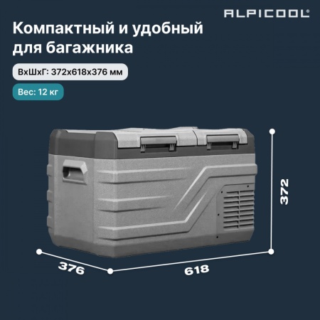 Компрессорный автохолодильник Alpicool NLD35 (12/24)