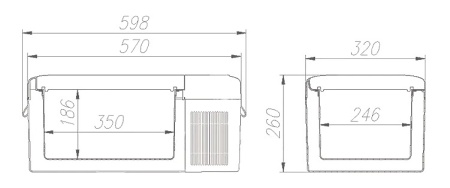 Компрессорный автохолодильник Alpicool C15(12/24V)