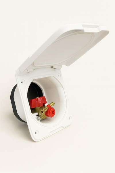 Розетка наружная газовая CampLife (система Gok), белая