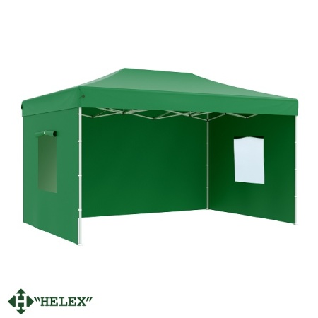Тент-шатер быстросборный Helex 24336 4,5х3x3м полиэстер зеленый