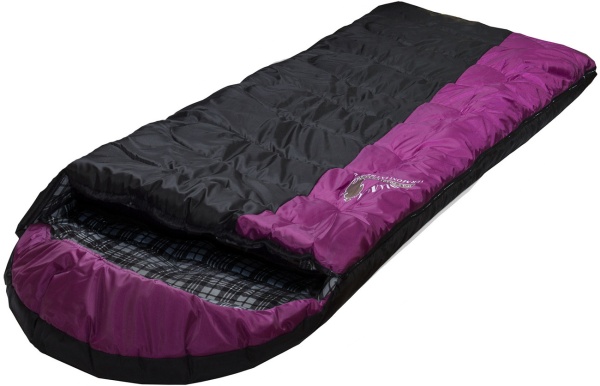 Спальный мешок INDIANA Vermont Extreme L-zip от -27 °C (одеяло с подголовником, фланель, 195+35X85 см)