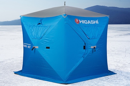 Палатка для рыбалки 6-местная HIGASHI PENTA HOT DC, зимняя, трехслойная, -45