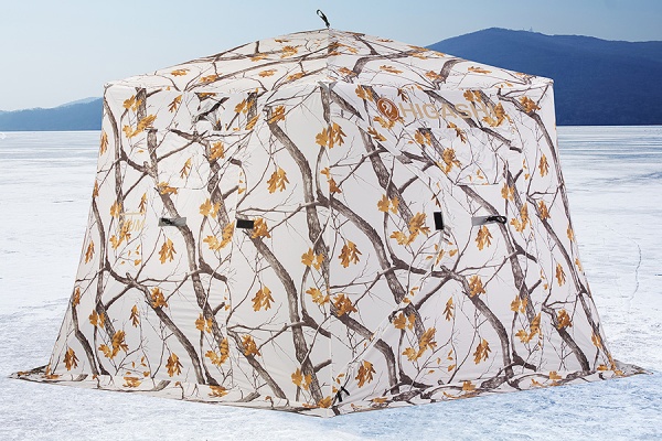 Палатка для рыбалки 6-местная HIGASHI WINTER CAMO CHUM, зимняя, -25