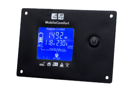 Инвертор с зарядным устройством MobileComfort S2012-MPPT, чистый синус, 2000Вт, 12В, 40А , от солнечных панелей