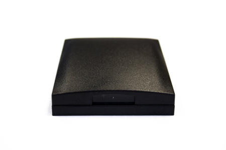 Рамка одноместная с крышкой 5,9x5,9см антрацит