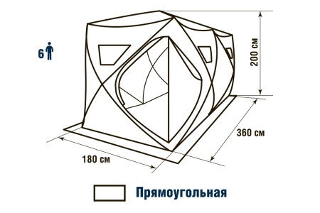 Зимняя палатка HIGASHI Double Comfort Pro DC