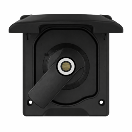 Розетка внешняя для подключения душа с смесителем, магнитная, чёрная