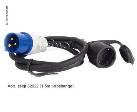 Переходный кабель Carbest CEE: муфта Schuko / штекер CEE 3x2,5 мм длиной 40 см