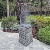 Уличный газовый обогреватель WWT 13I ROTANG Grey mini 1.8m, чёрный мини