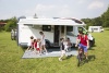 Маркиза Fiamma F45S, 4.0м, настенная, корпус белый, полотно серое