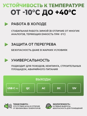 Портативная электростанция Boltpower 1200 MAX