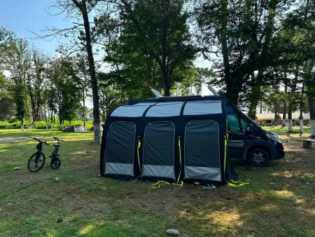 Надувная палатка для каравана Air Cuckoo ширина 3,9 м