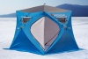 Палатка для рыбалки 4-местная HIGASHI PYRAMID PRO DC, зимняя, трехслойная, -35