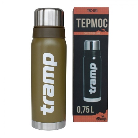 Термос Tramp 0,75 л оливковый TRC-031
