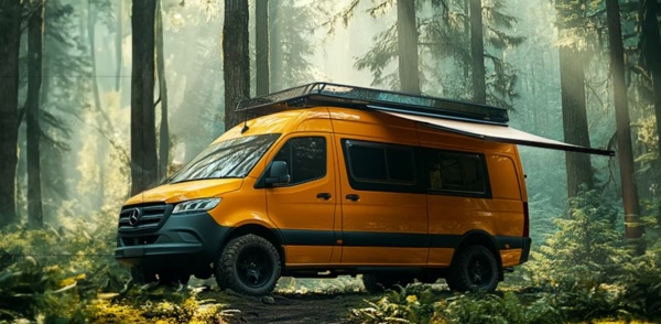 Купить  маркиза безопорная 4,5м mobilecomfort eagle m450bd, настенная, механическая, чёрная  для авто, кемперов и домов на колесах по доступным ценам