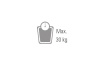 Стол High Peak Campingtisch Sevilla алюминевый, 70 x 70 x 70