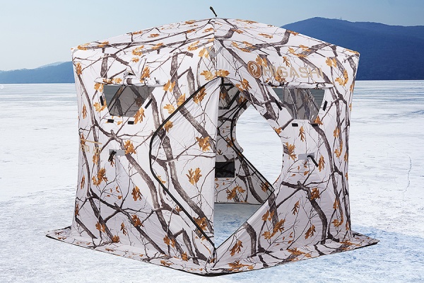 Палатка для рыбалки 6-местная HIGASHI WINTER CAMO PENTA HOT, зимняя, трехслойная, -45
