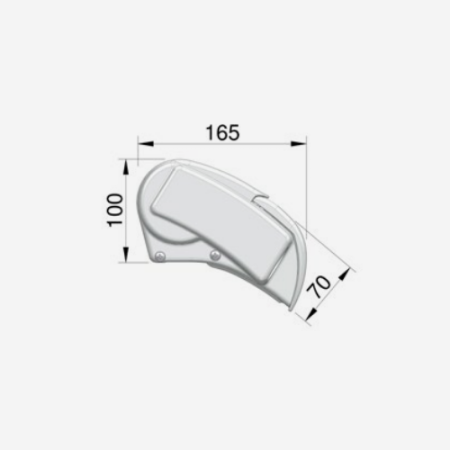 Маркиза накрышная Dometic PR2500 3,5 метра чёрный корпус тёмно-серое полотно, электрическая
