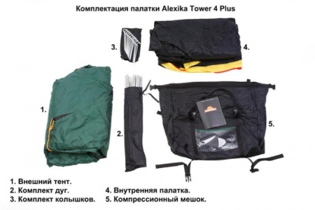 Палатка Alexika Tower 3 Plus